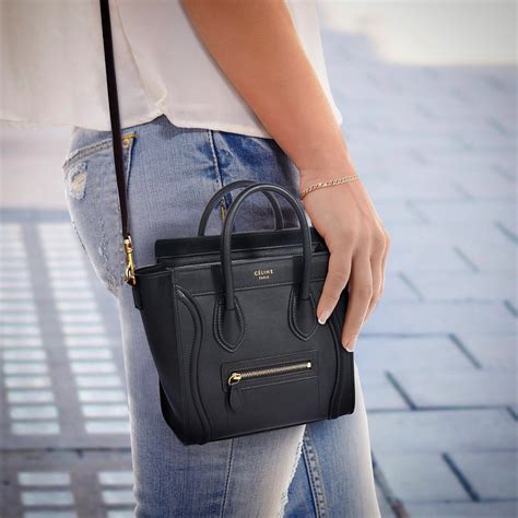 celine sac luggage|Celine nano luggage shoulder bag.